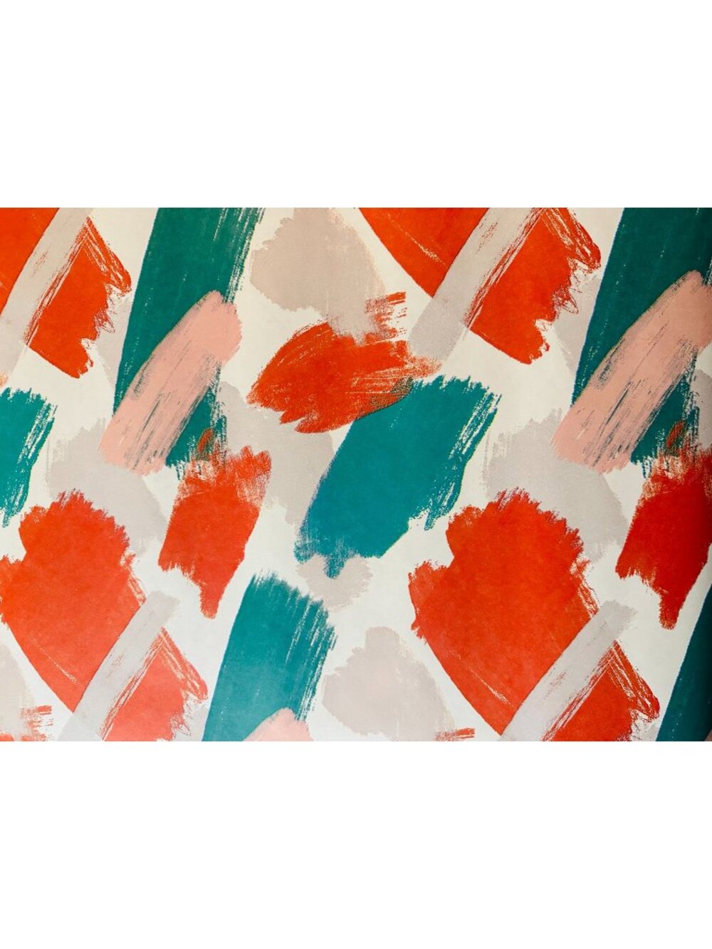 Hallmark Christmas Wrapping Paper Color Paint Brushstrokes 40 sq ft Roll Holiday